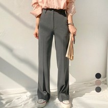 에이와비 여성용 마이크로와이드 롱 슬랙스
