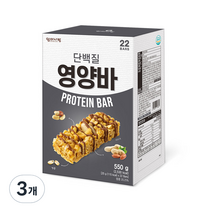 엄마사랑 단백질 영양바, 550g, 3개