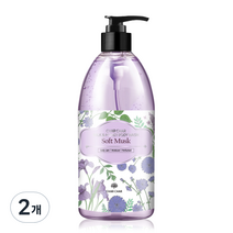 샤샤 밀크 앤 허니 바디워시 소프트머스크향, 500ml, 2개