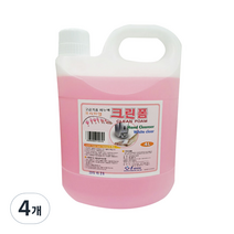 거품비누액 크린폼리필, 4L, 4개