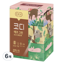 코디 에코그린 각티슈, 180매, 6개