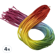알로데 스트레이트 드레드 부분가발 75cm, TYPE 25, 4개