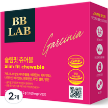 뉴트리원 슬림핏 츄어블 요구르트맛 46.2g, 28정, 2개