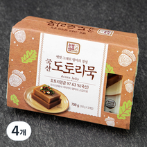 친정엄마 국산 도토리묵 2입, 700g, 4개
