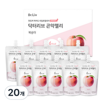 닥터리브 곤약젤리 복숭아, 150g, 20개