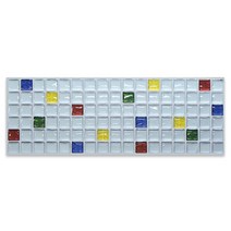 [라이펀] 보스타일 인테리어 알루미늄 타일시트(13.4*37.6cm) 2P세트, 10.RGBY 2p