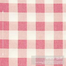 더럼퀼트 프린트한 원단, 연 레드, 1개
