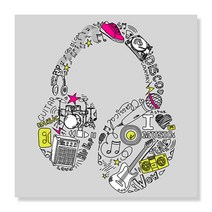 디아섹액자 벽걸이및테이플용, Music doodles