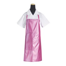 에이앤지 단면코팅 무광 방수 주머니 앞치마 소, 팥색, 1개