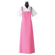 에이앤지 단면코팅 사선파이핑 방수 앞치마 대, 핑크, 1개
