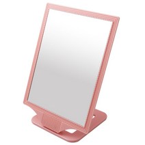 세븐스타 진주사각 탁상거울 대, 핑크, 1개