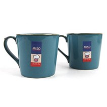 미소 퀸 머그컵, 비취, 2개입, 1개