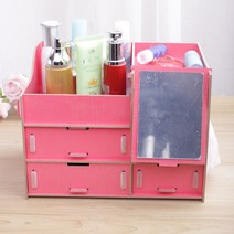 아울리빙 DIY 화장품 정리대 J-518, 레드, 1개