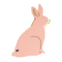 라테스트 고양이토끼 슬라이드 미러, 혼합색상, 1개