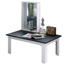 트랜드가구 심플 DIY 좌식멀티테이블 900 x 590 x 375mm, 블랙, 블랙
