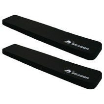 드래곤 키보드 손목보호대 MKP-01, 블랙, 2개입