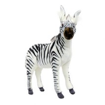 한사토이 동물인형 2354 얼룩말10 Zebra, 41cm, 흰색