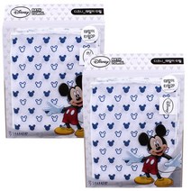 샤바스 미키프렌즈 때밀이타월 S 2p, 혼합 색상, 2개입