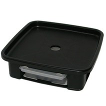 플라팜 정사각 화분받침대 5호, 블랙