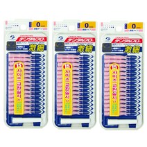 잭스 덴탈프로 치간칫솔 0호 15p, 15개, 3개입