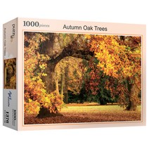 퍼즐라이프 오크나무의 가을 직소퍼즐 PL1376, 1000피스, 혼합 색상