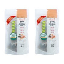 해심 미니꽃게 천연국물팩, 60g, 2개