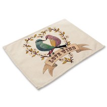 비케이 북유럽 새 식탁매트, 3, 가로 42cm x 세로 32cm