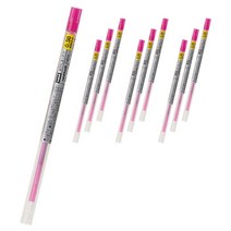 유니 시그노 스타일핏트 젤잉크 리필심 UMR-109 0.38mm, 베이비핑크, 10개입