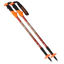 버먼트 히게아 3단 등산스틱 2p, 혼합 색상