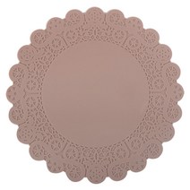 에이드엘 AL 실리콘 도일리 컵받침, 브릭레드