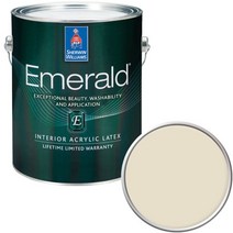 셔윈윌리암스 에메랄드 페인트1L, Polar Bear(SW7564)