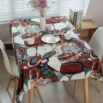 이코디 앱스트랙션 테이블 보, 그린, 120 x 160 cm