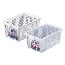 사나다 바스켓 PP D5024-C 2p, 화이트, 투명