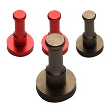 리버그린 인테리어 컬러 벽걸이 후크 4p, 브라운, 레드, 1세트
