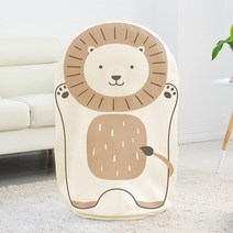 다샵 패브릭 지퍼식 스탠드 선풍기 커버, 1개, 라이언 브라운