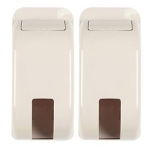 블럭마트 주방 비닐봉투 보관 정리함, 화이트, 2개입