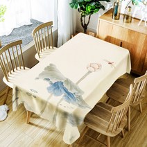 아울리빙 아트 디자인 주방 테이블보, F, 140 x 180 cm