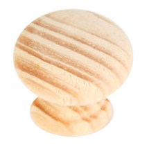 이누데코 원목 가구손잡이 원형 25mm, 15개입