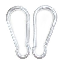 노마드캠핑 강철 비너 2p, 실버