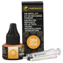 카멜레온 그라데이션 마커 잉크리필 키트 CT9002 OR4, 1색, 1개