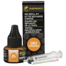 카멜레온 그라데이션 마커 잉크리필 키트 CT9039 OR3, 1색, 1개