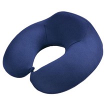 카스토리 차량용 메모리폼 통풍커버 목쿠션, 네이비