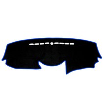 지티글로벌 다이아코트 벨벳 논슬립 대쉬보드커버 쉐보레, 올란도, 블랙(베이스) + 블루(스티치)