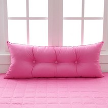 아임리빙 비비드 단추 헤드쿠션, 핫핑크