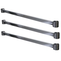 코랙 25파이 각파이프 15 x 25 x 1220 mm 3p, 크롬