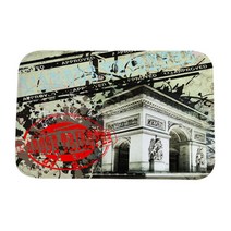 아울리빙 빈티지 도시 주방 발매트, E