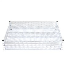 코랙코리아 산업용 메탈 랙 610 x 1220 3p + SF 지지대 1220 2p, 크롬(실버)