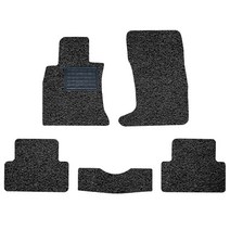 순수카매트 코일 일반형 올블랙 현대, 제네시스G70(4륜/5p)