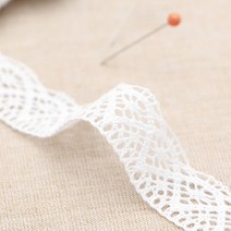 해피베어스 카이크만 면토션 레이스 테이프, 화이트, 2개입