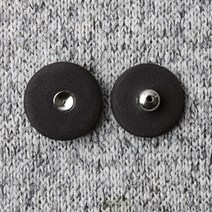 싸개스냅단추 2p세트 10mm, 차콜, 15세트